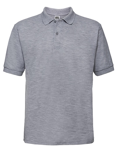 Klassieke heren polo Z539 licht heather grijs