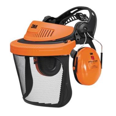3M Peltor G500 Combinatieset Bosbouw met 5J-1 vizier oranje