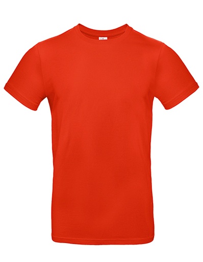 B&C T-shirt model E190 fire red