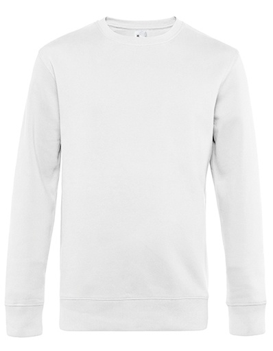 B&C King crew Neck sweater white