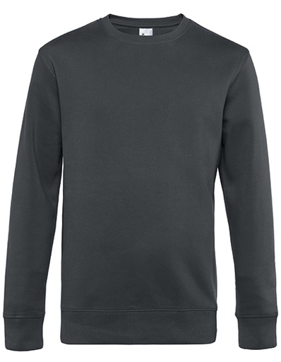 B&C King crew Neck sweater asphalt