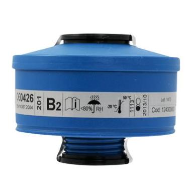 Spasciani 201 gas- en dampfilter B2 blauw