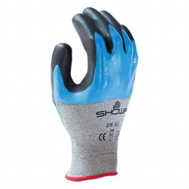 Showa S-Tex 376 handschoen zwart/blauw/grijs