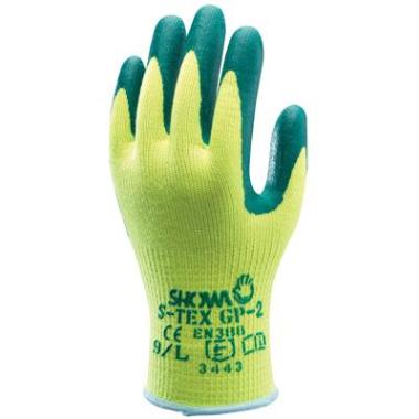 Showa S-TEX 350 handschoen groen/fluo geel
