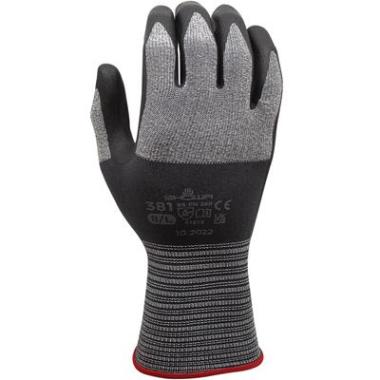 Showa 381 handschoen zwart/grijs