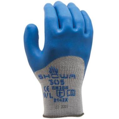 Showa 305 handschoen blauw/grijs