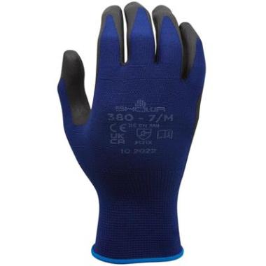 Showa 380 handschoen blauw/zwart