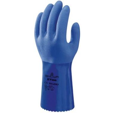 Showa KV660 Aramid Oil Resistant handschoen blauw