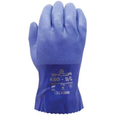 Showa 650 Oil Resistant handschoen blauw