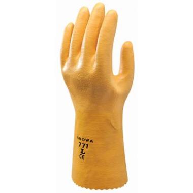 Showa 771 Nitrile handschoen geel