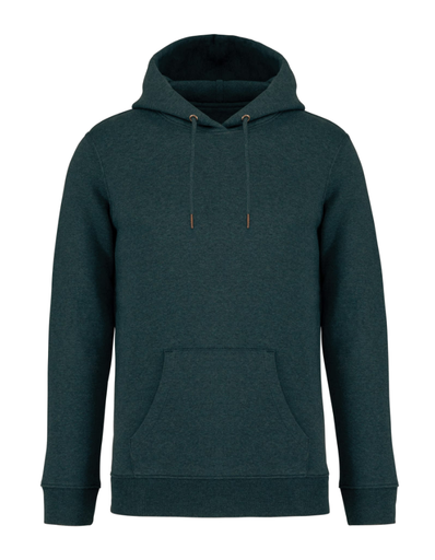 Hoodie met capuchon Type NS401 amazon green heather