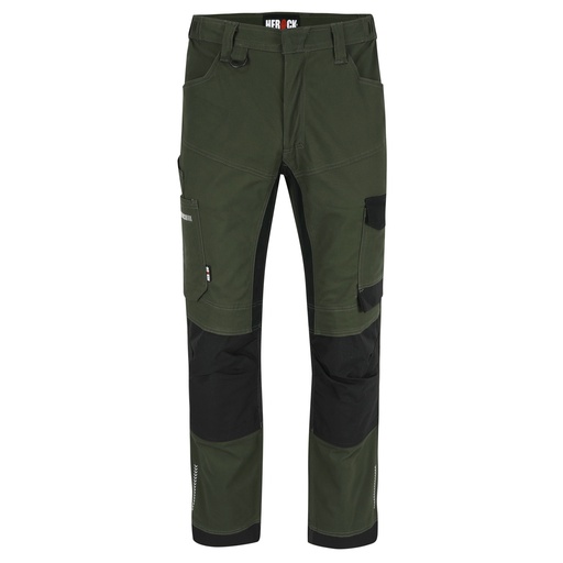 XENI BROEK donker kaki/zwart