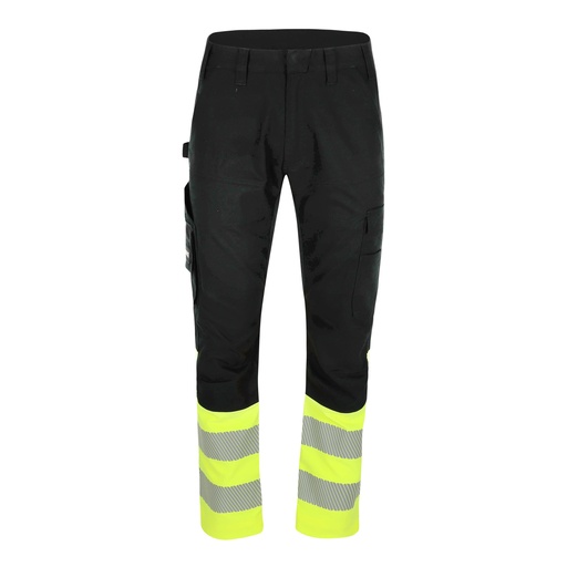 TOREX HIGH VIZ BROEK zwart/fluo geel