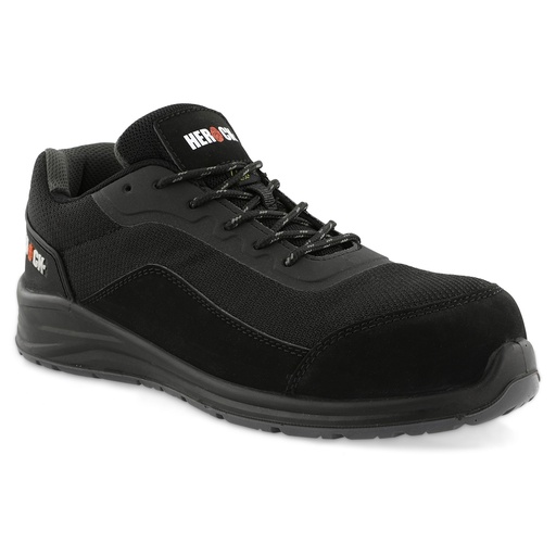 LENO S1PS SR FO ESD SC LAGE VEILIGHEIDSSNEAKERS zwart/antraciet