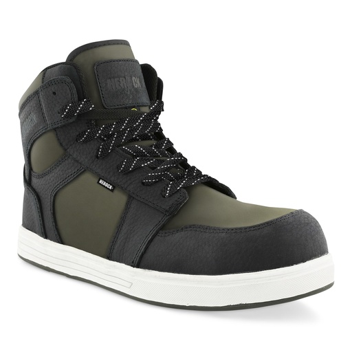 SARON S3S SR FO HRO ESD SC HOGE VEILIGHEIDSSNEAKERS donker kaki/zwart