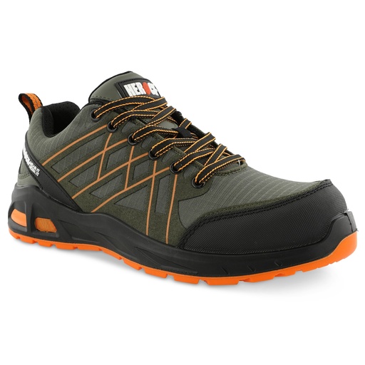 VARRO S1P LAGE VEILIGHEIDSSNEAKERS donker kaki