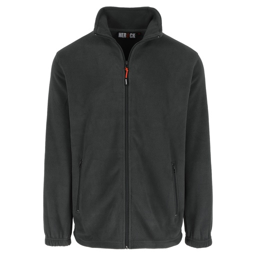 DARIUS FLEECE JAS antraciet