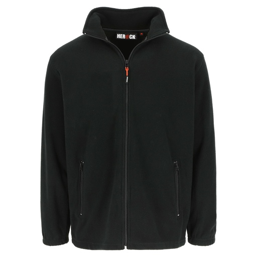 DARIUS FLEECE JAS zwart