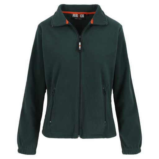 DEVA FLEECE JAS DAMES groen