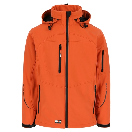 POSEIDON SOFTSHELL JAS oranje