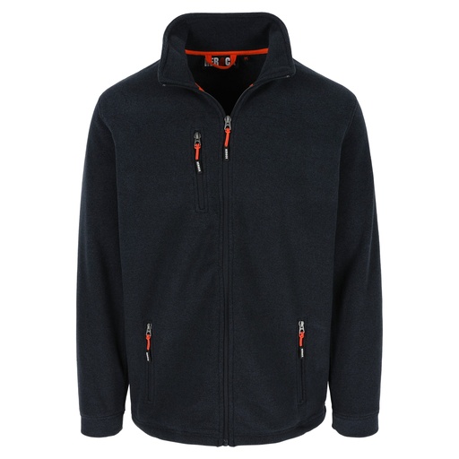ILIAS FLEECE JAS marineblauw