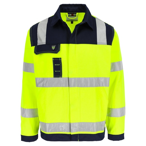 HYDROS HIGH VIZ JAS fluo geel/marineblauw