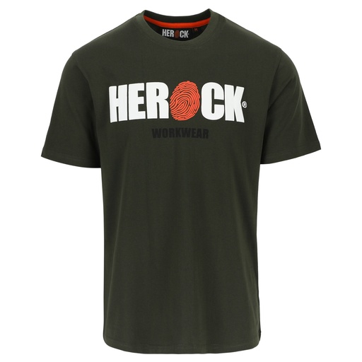 ENI T-SHIRT KORTE MOUWEN donker kaki