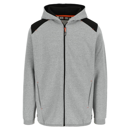 JUNO SWEATER MET KAP heather grijs