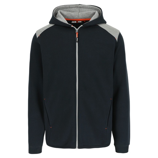 JUNO SWEATER MET KAP marineblauw