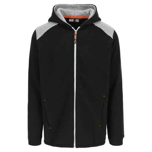 JUNO SWEATER MET KAP zwart