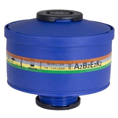 Spasciani 202 gas- en dampfilter A2B2E2K2 blauw
