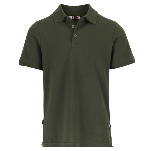 LEVI POLO KORTE MOUWEN donker kaki