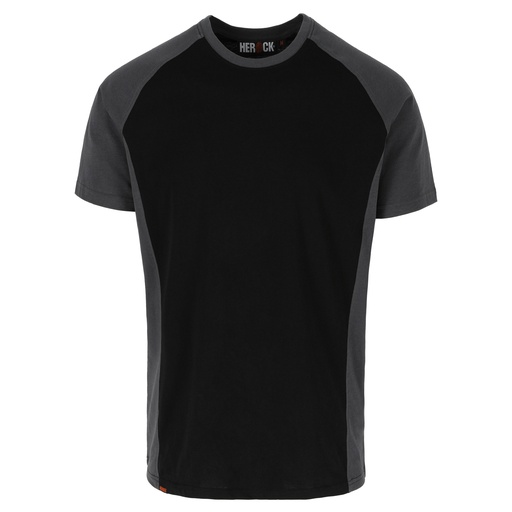 TORI T-SHIRT KORTE MOUWEN antraciet/zwart