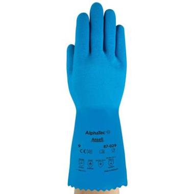 Ansell AlphaTec 87-029 handschoen blauw