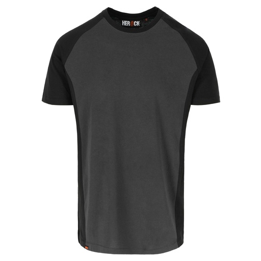 TORI T-SHIRT KORTE MOUWEN zwart/antraciet