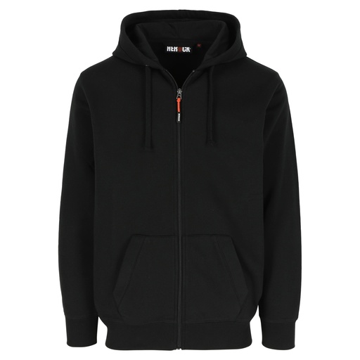 TOBIN SWEATER MET KAP zwart