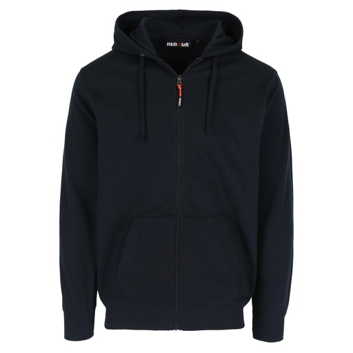 TOBIN SWEATER MET KAP marineblauw