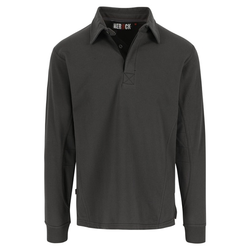 TROJA POLO LANGE MOUWEN grijs