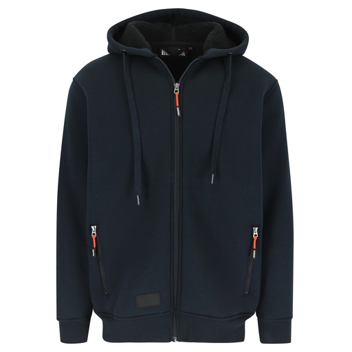 OTIS SWEATER MET KAP marineblauw