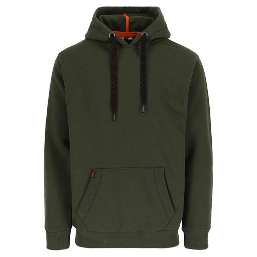 HESUS SWEATER MET KAP donker kaki