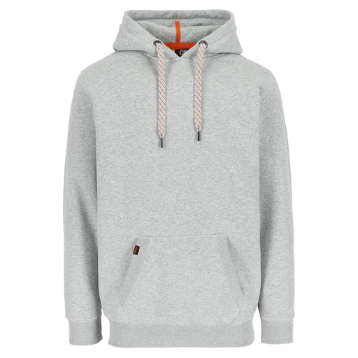 HESUS SWEATER MET KAP licht heather grijs
