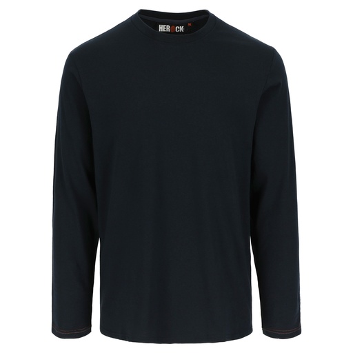 NOET T-SHIRT LANGE MOUWEN marineblauw