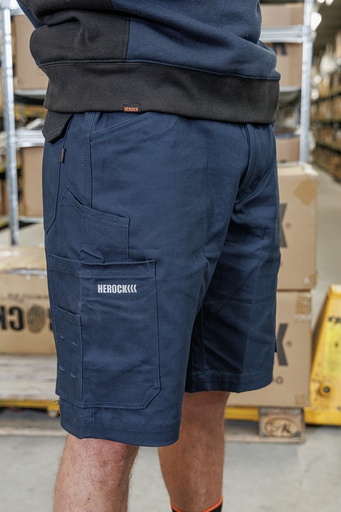 BARGO BERMUDA marineblauw/zwart