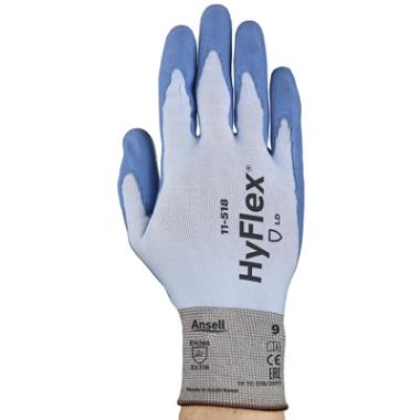 Ansell HyFlex 11-518 handschoen blauw