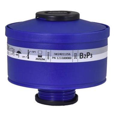 Spasciani 202 combinatiefilter B2-P3 R blauw