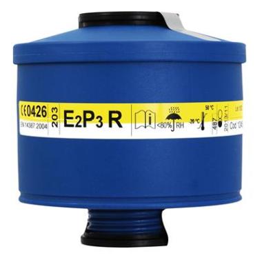 Spasciani 202 combinatiefilter E2-P3 R blauw