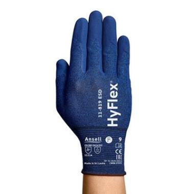 Ansell HyFlex 11-819 ESD handschoen blauw