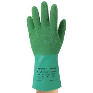 Ansell AlphaTec 16-650 handschoen groen