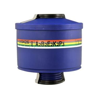 Spasciani 203 combinatiefilter A2B2E2K2-P3 R blauw