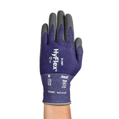 Ansell HyFlex 11-561 handschoen blauw/grijs